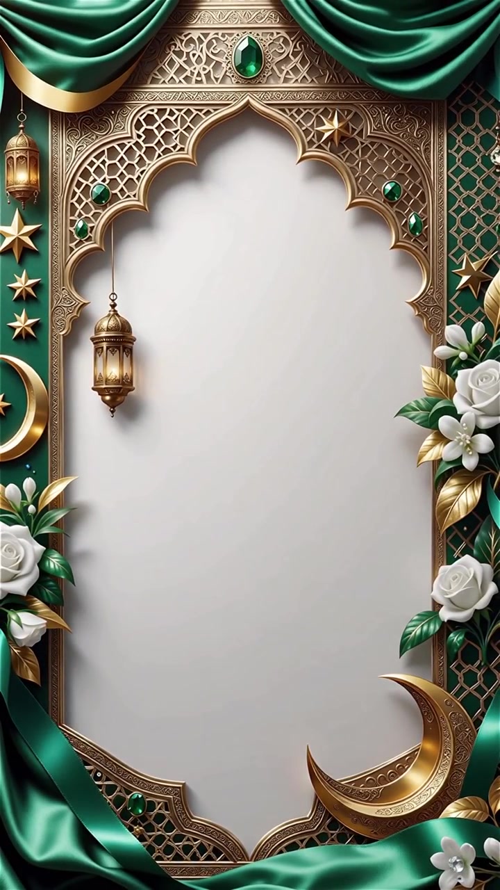 Compleanno del Profeta Maometto Mawlid al-Nabi Sfondo Islamico