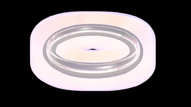 Glowing circle ring animation isolated asset, transparent 4K video, alpha channel, ProRes 4444