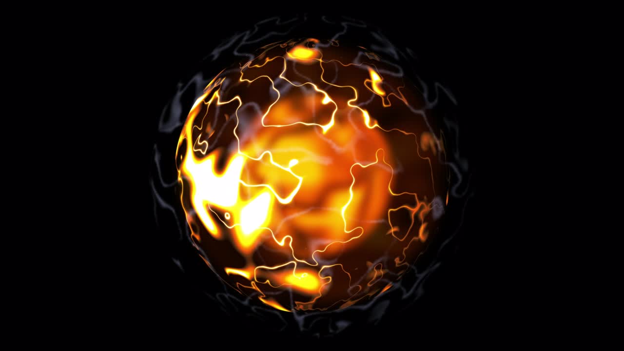 Sfera Magica Astratta e Colorata Animata