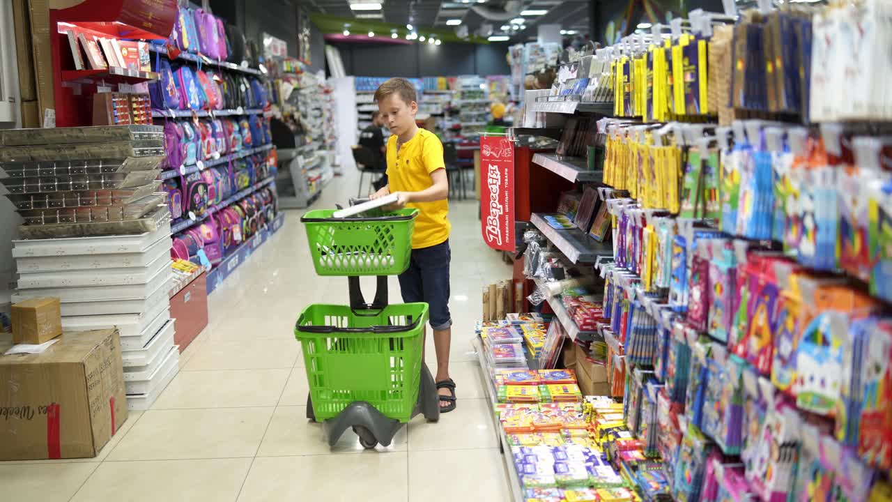 Back to school shopping. Back to school sale background