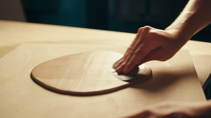 töpfer, der ton formt