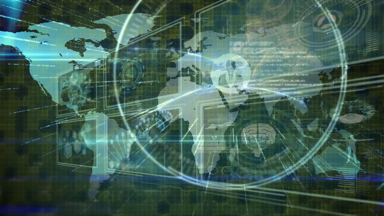 активизация сети соединений по карте мира и научным данным