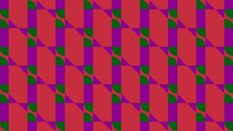 2D-tile-colourful-animation-geometric-pattern-visual-effect-motion-graphics-retro-illusion-shapes-symmetry-graphics-background-pink-green-brown