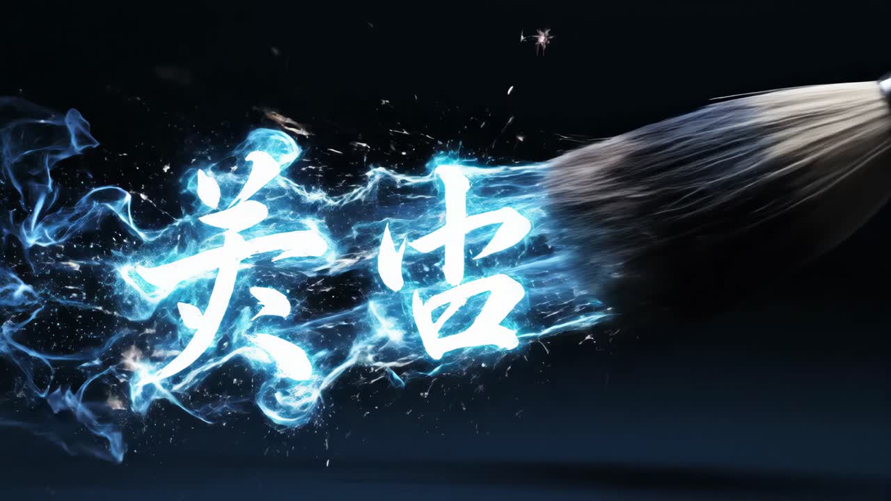 Abstract Chinese Calligraphy Art