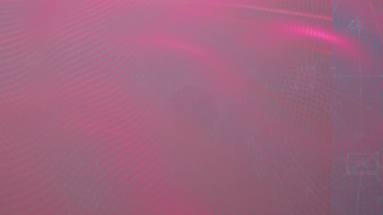 animación de formas sobre puntos de luz sobre fondo rojo.