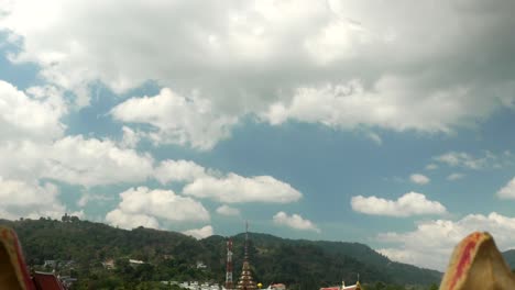 chalong wat chaithararam temple reveal shot phuket thailand