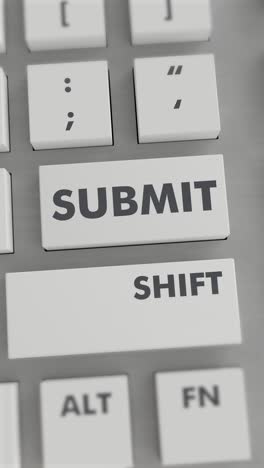 SUBMIT BUTTON PRESSING ON KEYBOARD Vertical Video