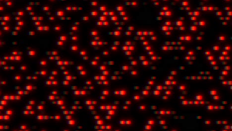 新光抽象的红色数字点与噪音效果