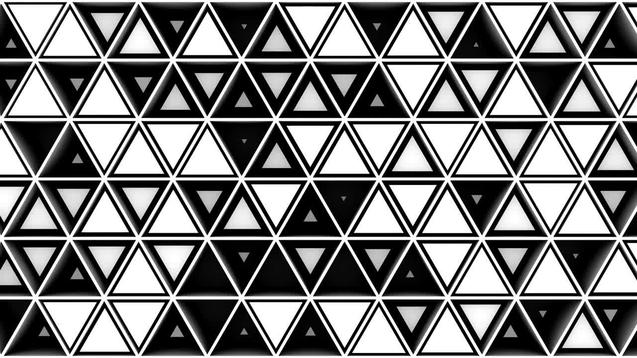 el fondo de los triángulos