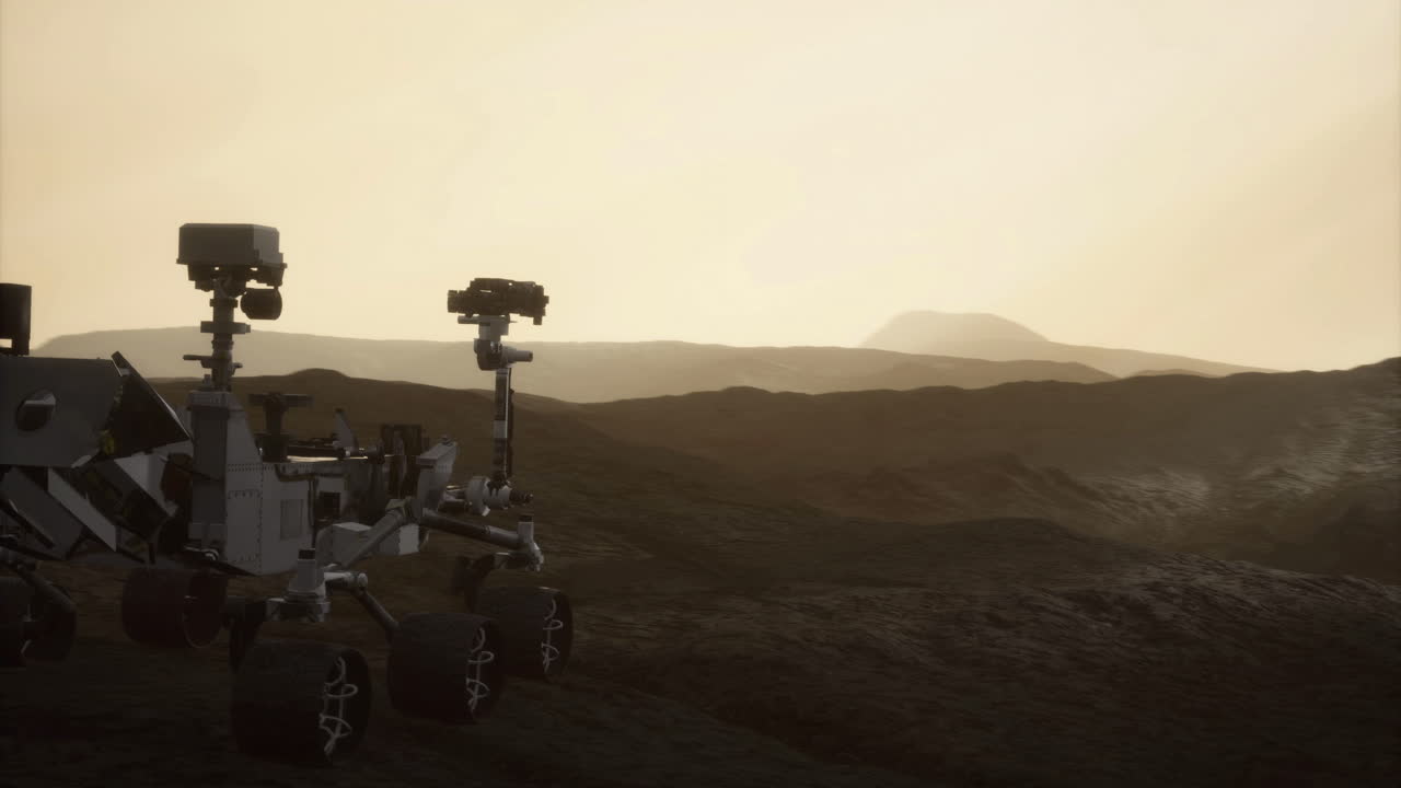 Mars-mönkijä Curiosity tutkii punaisen planeetan karua maastoa