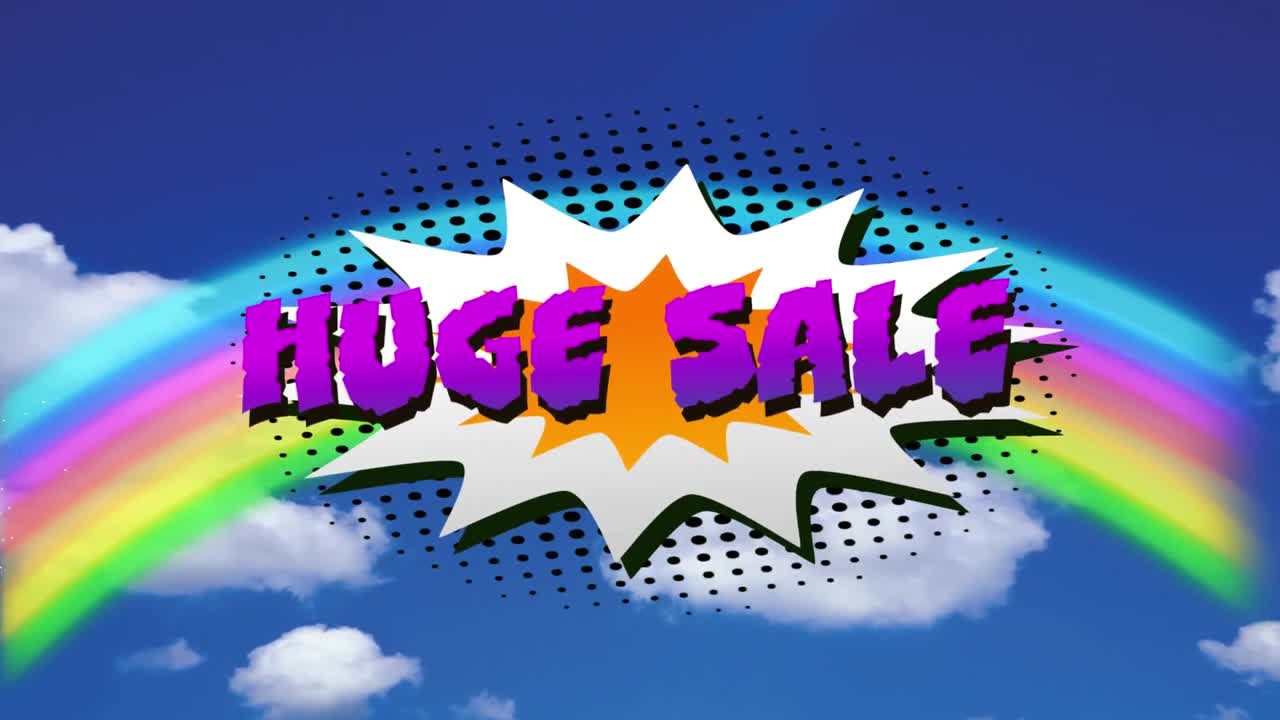 폭발에 대한 거대한 판매 그래픽