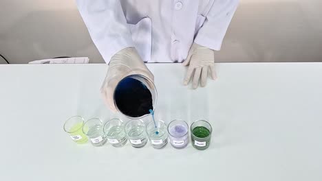 color change experiment with butterfly pea flower extract