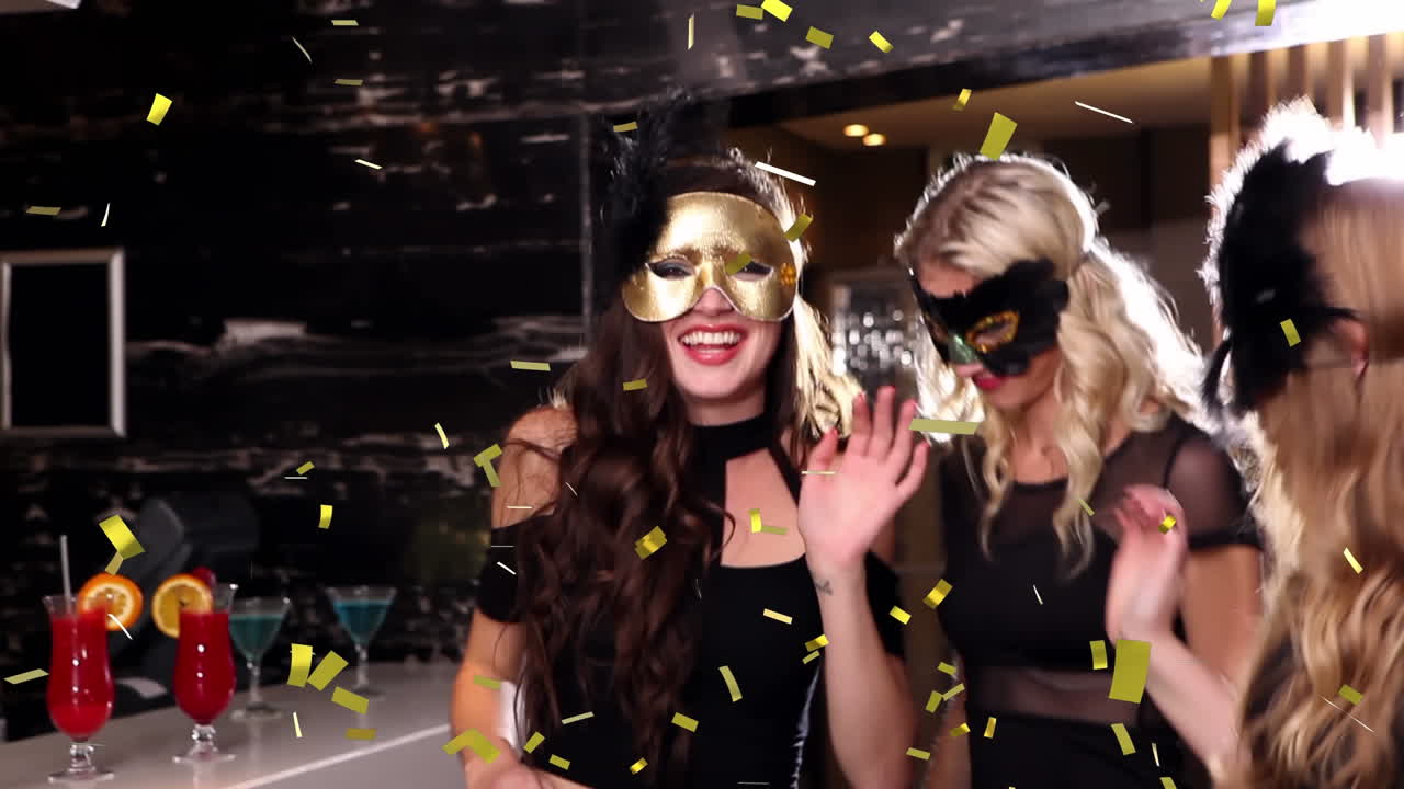 Women partying at a club