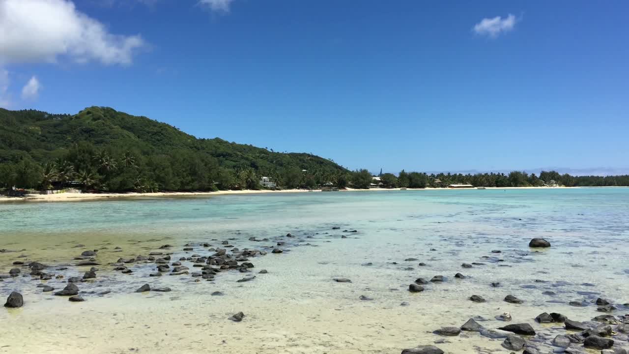muri lagoon, rarotonga,  섬의 풍경