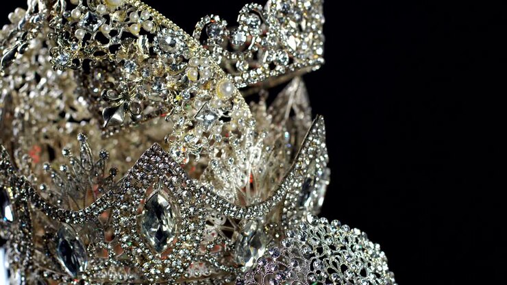 Concorso di bellezza Miss Pageant Diamond Silver Crown