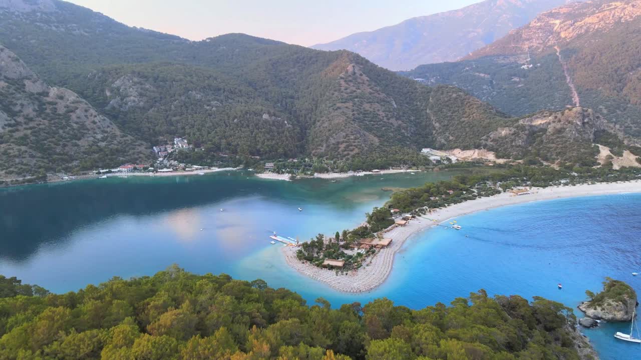 One of the most popular beach in Turkey Oludeniz blue lagoon