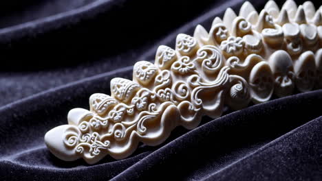 ornamental ivory carving