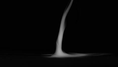 smoke vortex on dark background