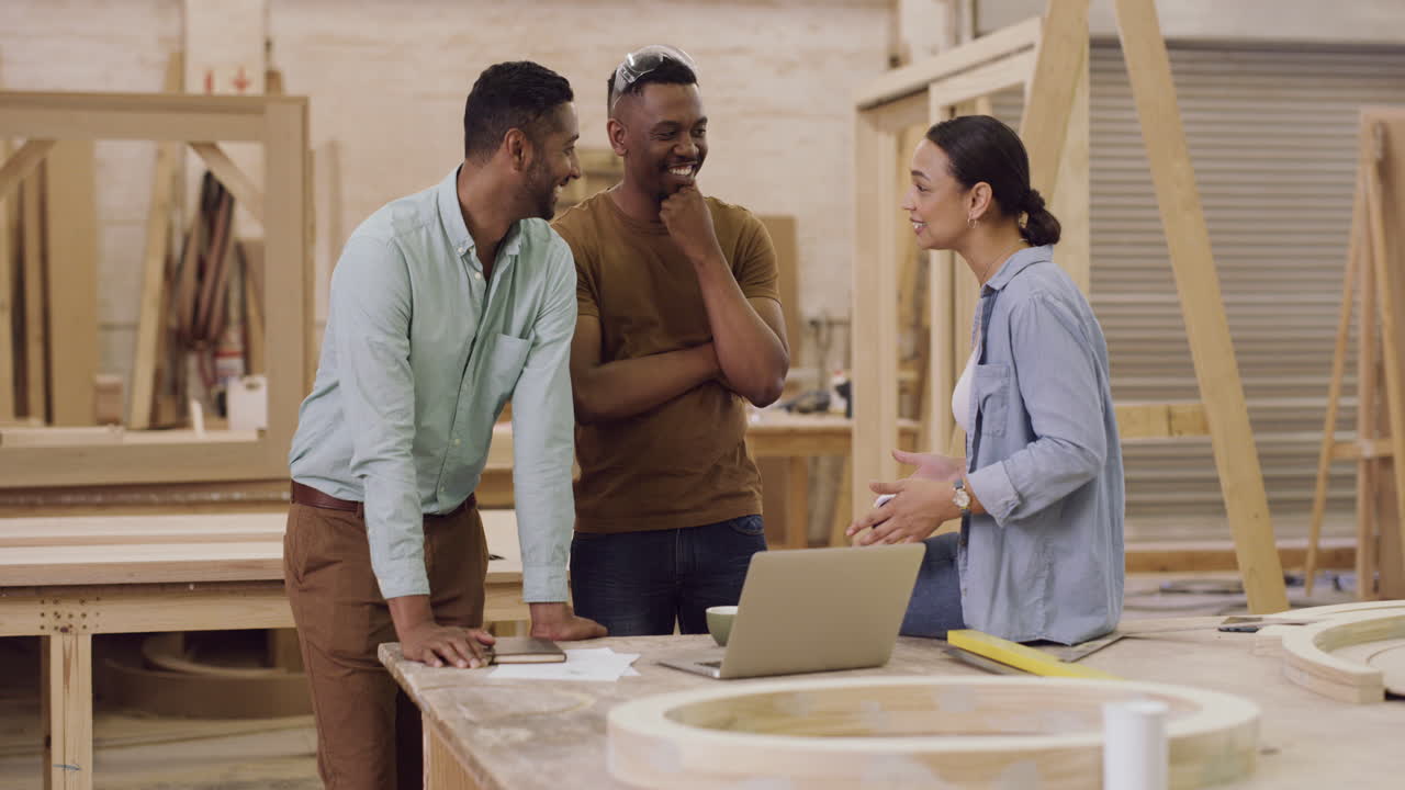 a team of designers having a discussion