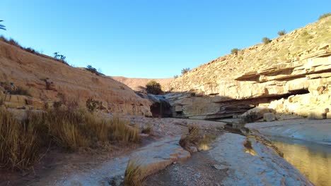 un río en el medio del desierto del sáhara argelia biskra