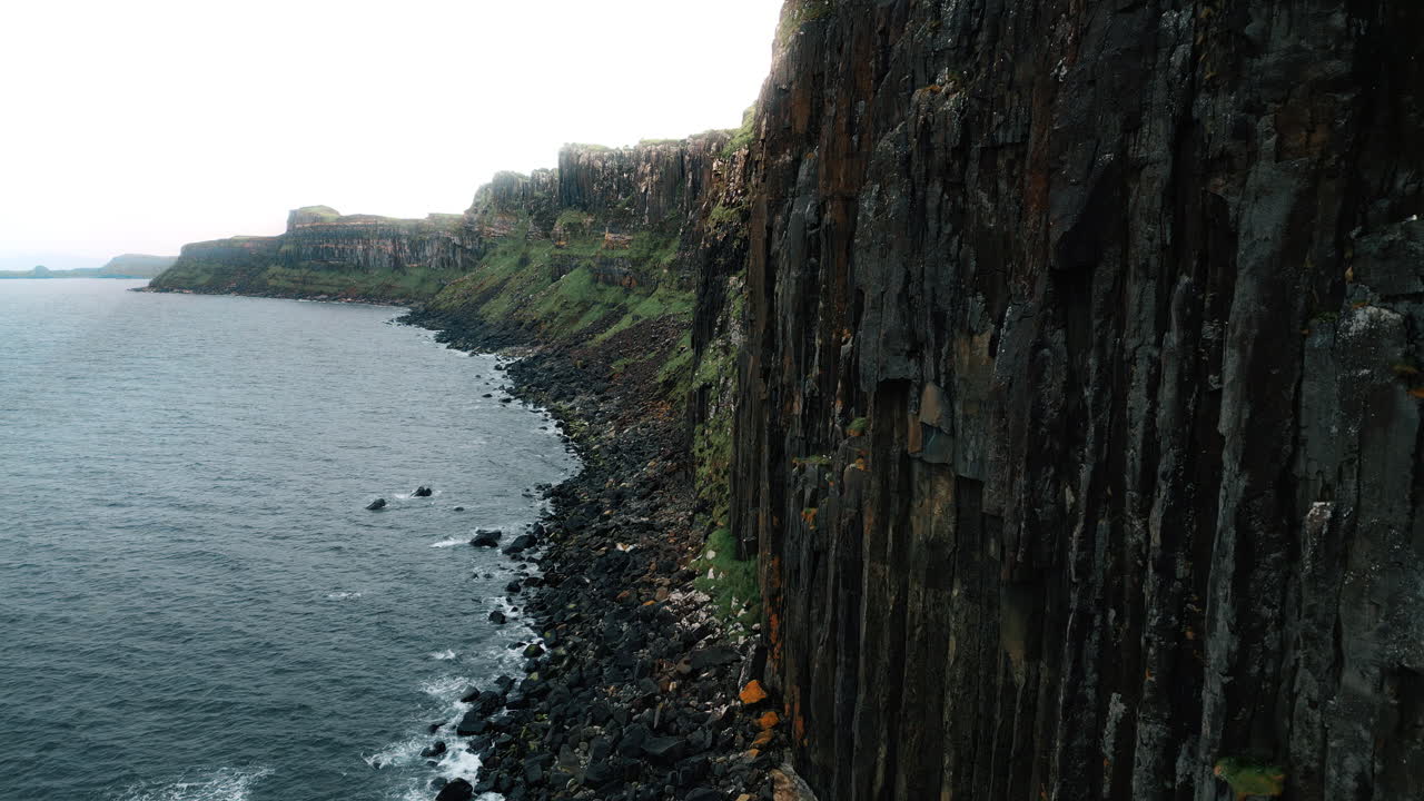 Dramatic Scottish Coastline Cliffs