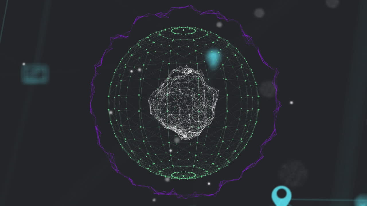 모양 위의 미디어 아이콘의 애니메이션