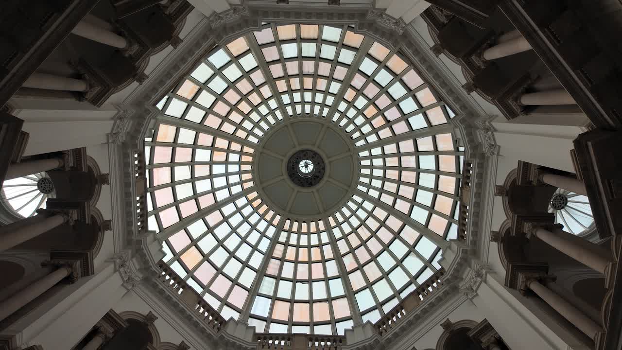 Looking up at Tate Britain, London, United Kingdom