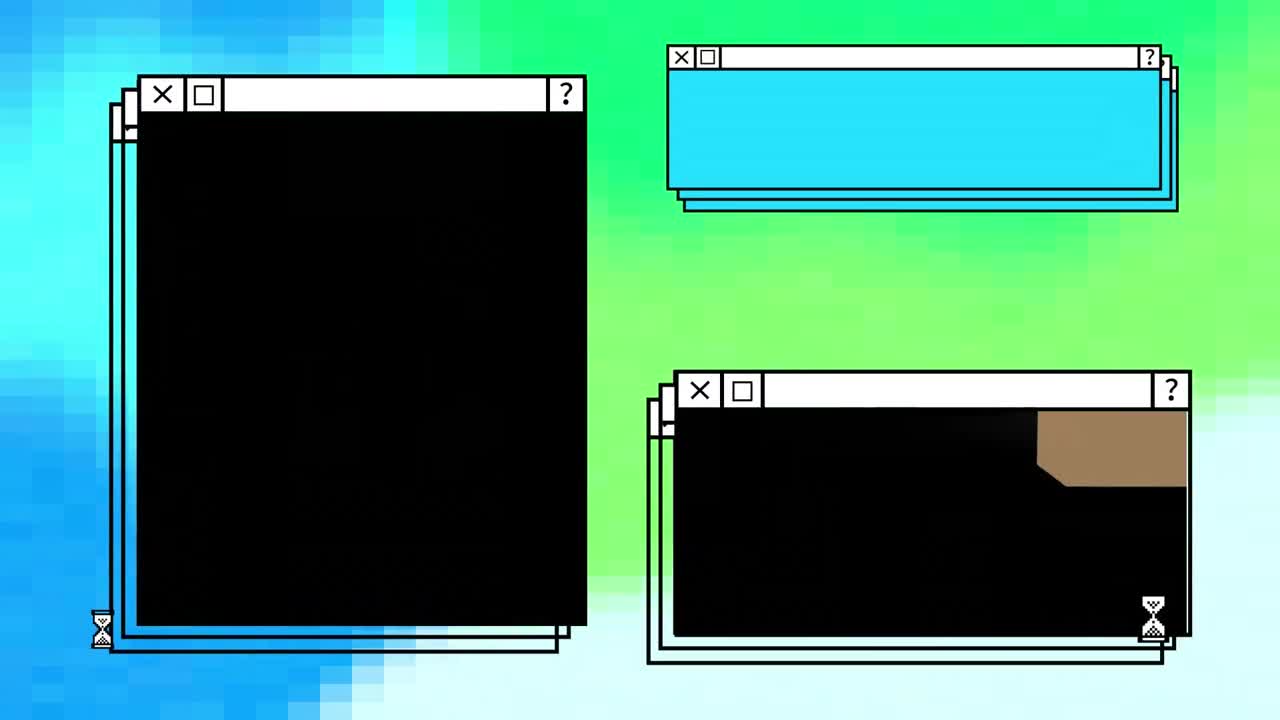 ⁇ 크 텍스트 , 데이터 처리 및 카드보드 상자의 애니메이션