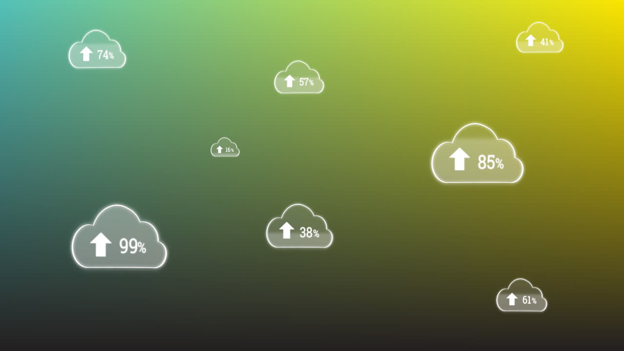 Upload in the digital cloud 4k