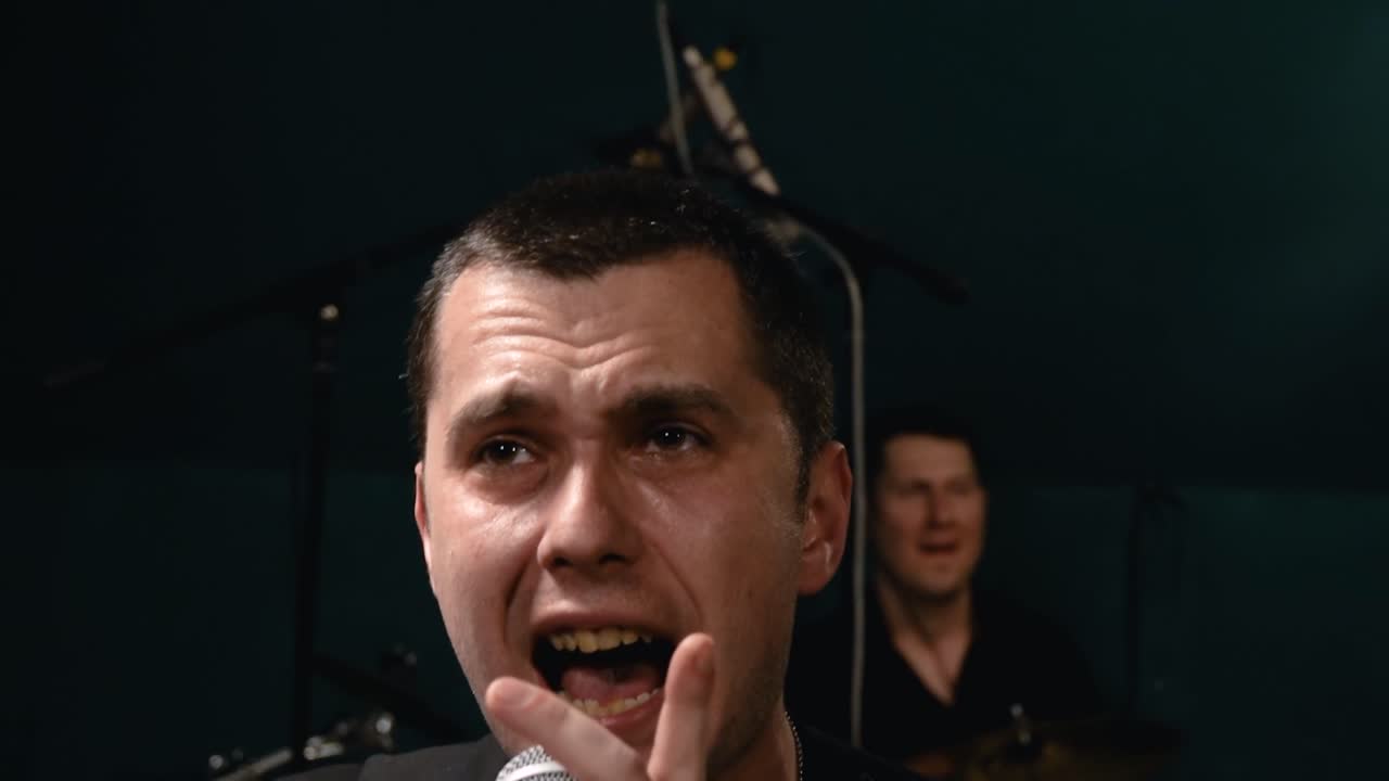 라이브 록 밴드 공연