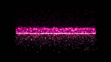 gráficos de movimiento de partículas de color de barra de línea recta de llama