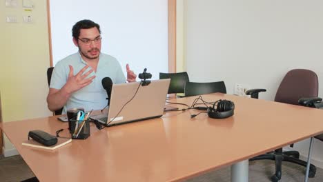 instructor on educational zoom call