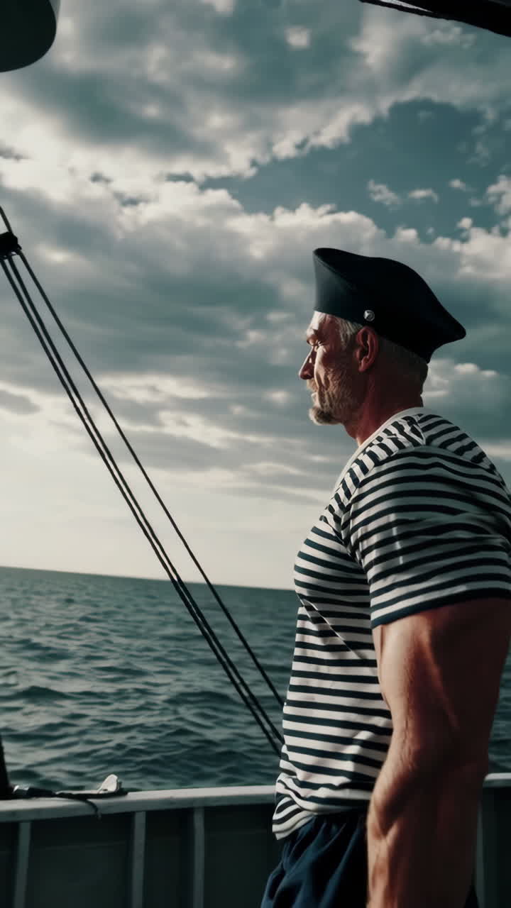 Nachdenklicher Seemann