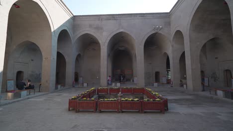 aerial view of hunat hatun madrasah in kayseri