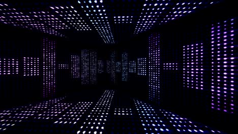 música ondas de la habitación, luces bombillas animación, renderización, fondo, bucle