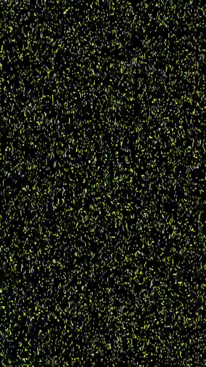 Abstract Digital Noise Texture with Green Particles on Black Background