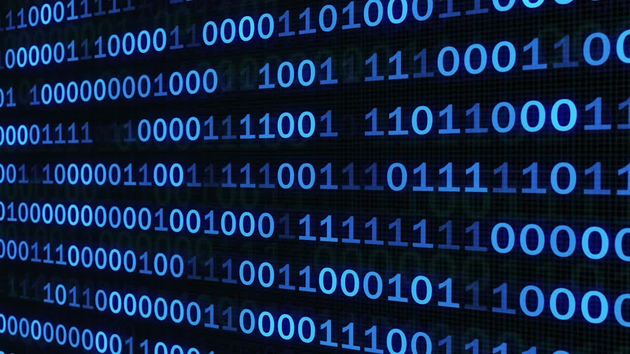 Fondo de código binario