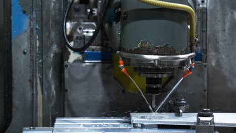 cnc milling machine in operation