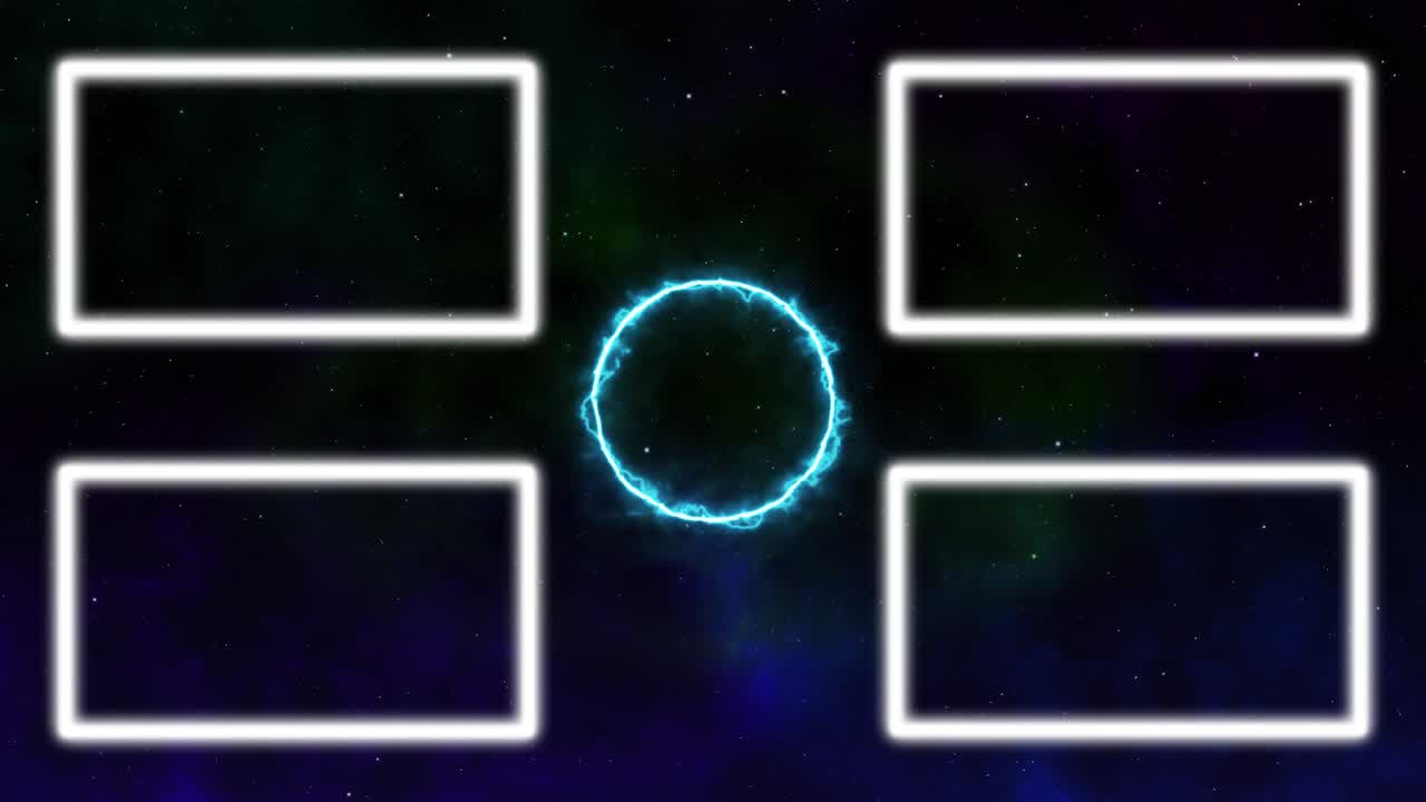 gradación simple de la tarjeta de finalización de la pantalla de finalización gráficos de movimiento