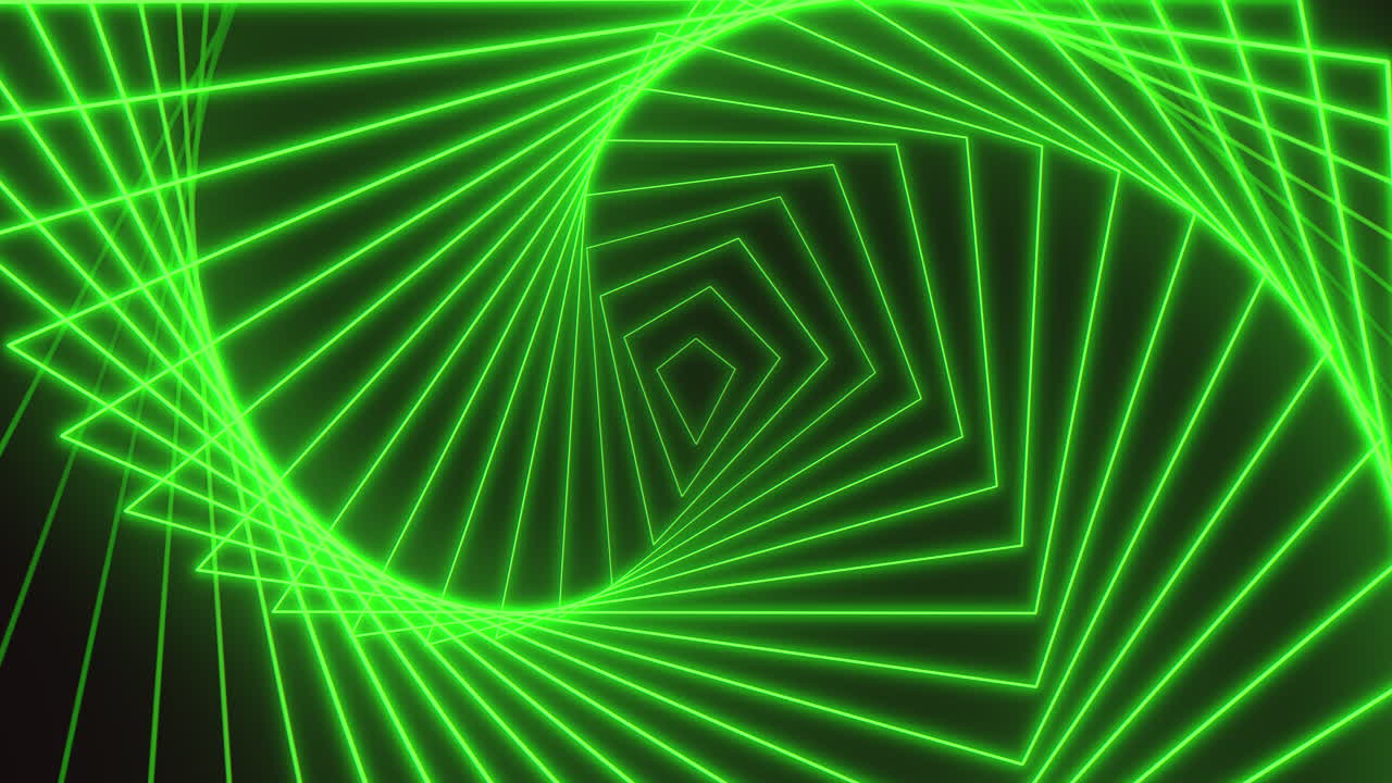 A 3D rendering of a swirling green spiral pattern, showcasing movement and depth. This captivating design could serve as a background or a part of a larger visual composition