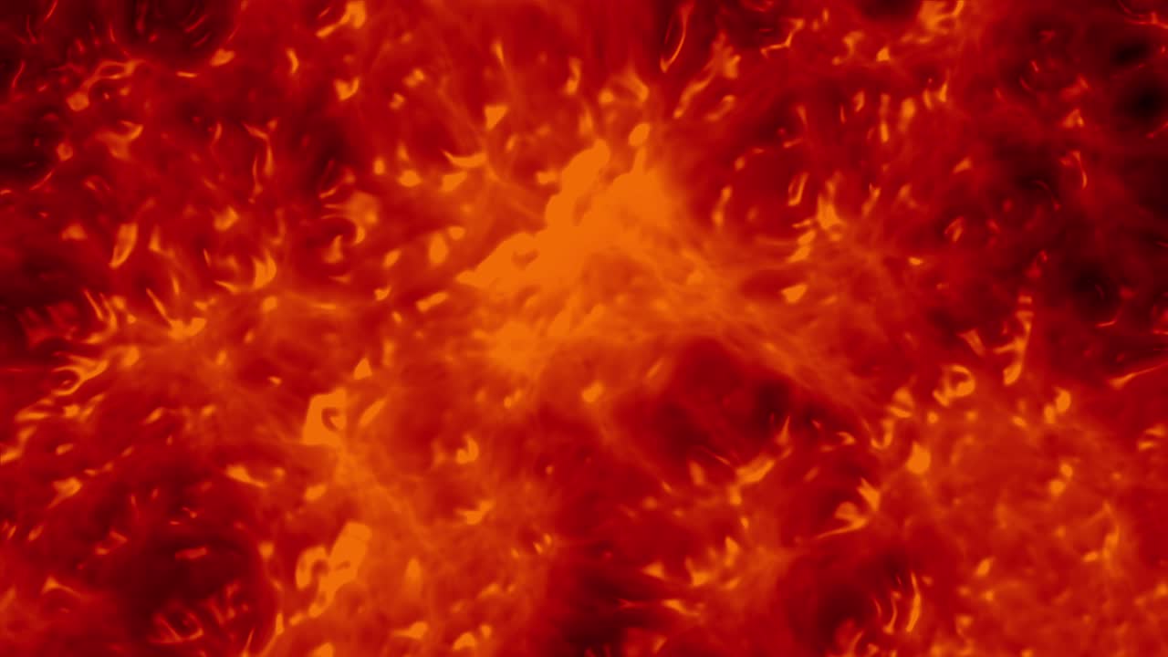 Sfondo con Texture Astratta di Lava Infuocata in Loop Continuo