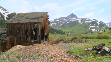 an abandoned mine in the colorado rocky mountains