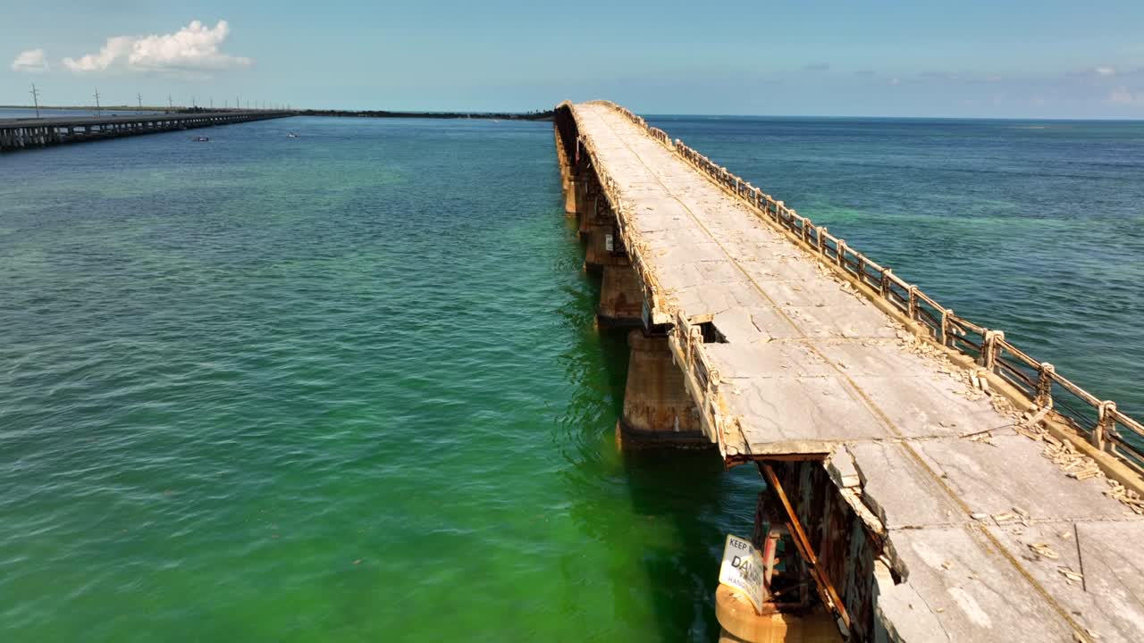 inspección de drones del puente bahia honda alrededor de marzo de 2022.