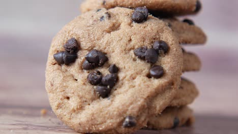 stack of chocolate chip cookies