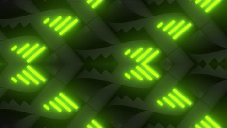 patrón geométrico de neón abstracto