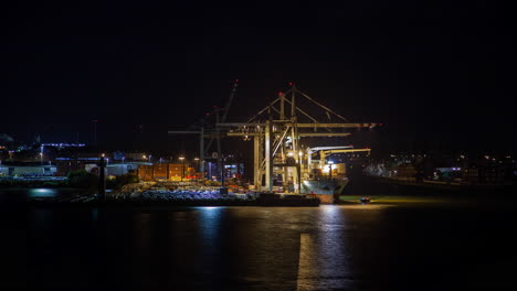 Hamburg-Harbor-Night-Cargo-Port-Scenery