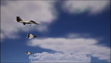 military airplanes flying above the mountains on blue sky background. war concept