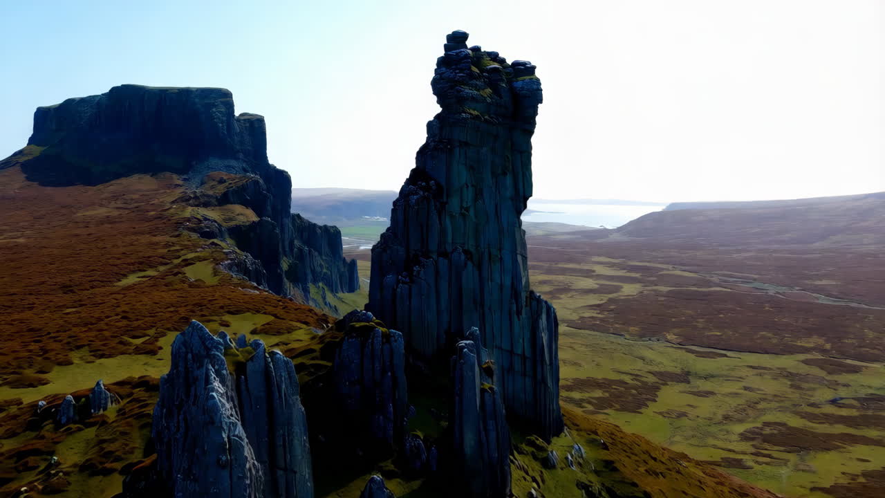 Dramatic Highland Rock Formation