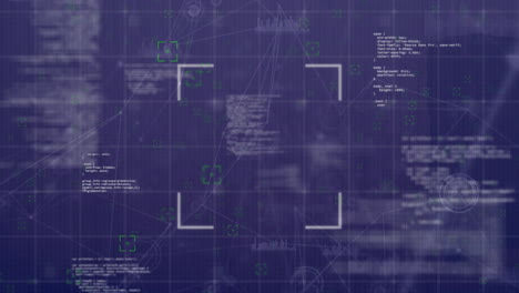 Animation-of-scope-scanning-over-network-of-connections-with-data-processing