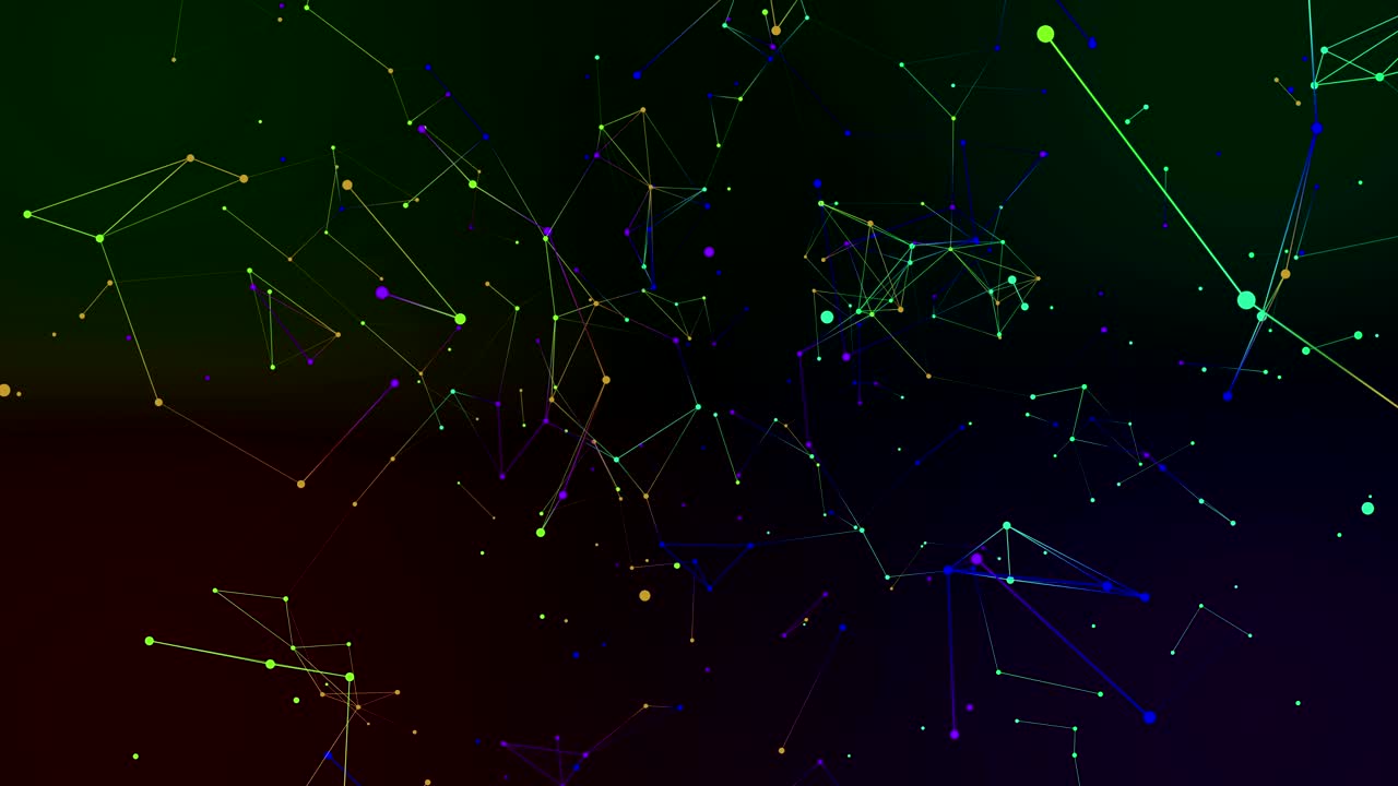 absract geometry background with lines and dots